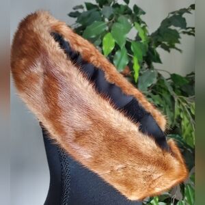 Authentic Beaver Fur Headband